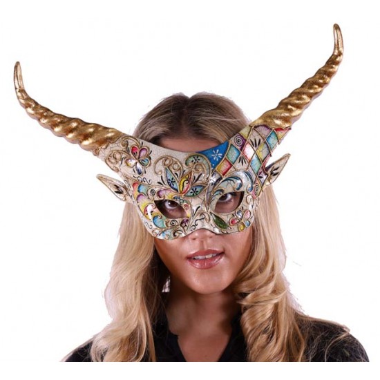 Venetian Horned Masquerade Mask Venetian Horned Masquerade Mask