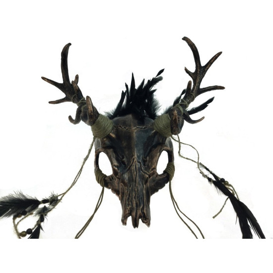 Copper Deer Skull Antler Mask Copper Deer Skull Antler Mask