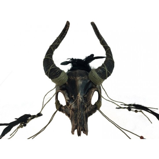 Copper Ram Skull Horned Mask Copper Ram Skull Horned Mask