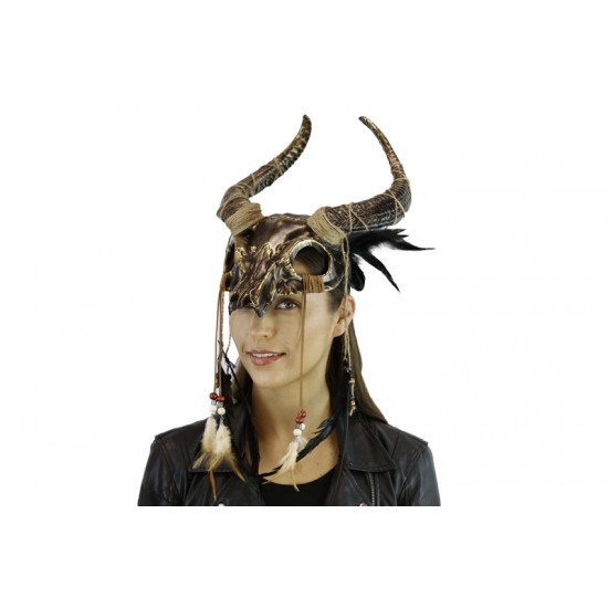 Gold Ram Skull Horned Mask Gold Ram Skull Horned Mask