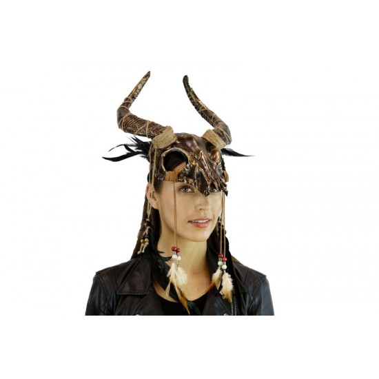 Gold Ram Skull Horned Mask Gold Ram Skull Horned Mask