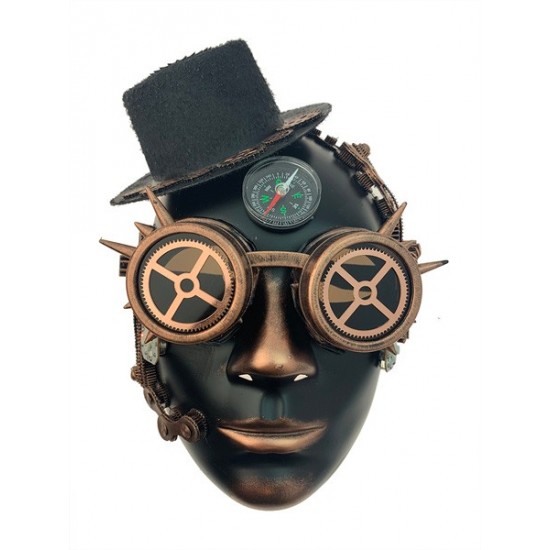 Copper Steampunk Compass Goggles Mask Copper Steampunk Compass Goggles Mask