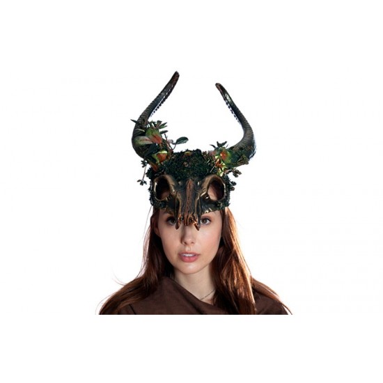 Woodland Forest Ram Skull Headpiece