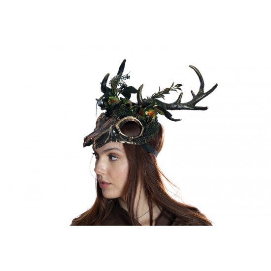 Woodland Forest Deer Skull Headpiece
