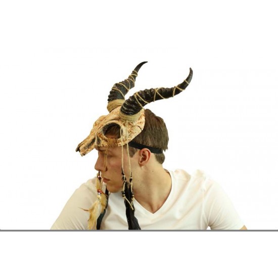 Bone Ram Skull Headpiece Bone Ram Skull Headpiece