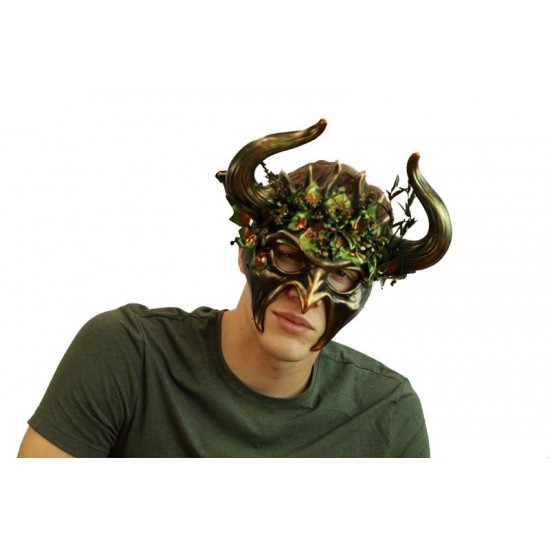 Woodland Forest Stag Demon Horn Mask Woodland Forest Stag Demon Horn Mask