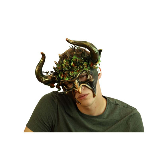 Woodland Forest Stag Demon Horn Mask Woodland Forest Stag Demon Horn Mask