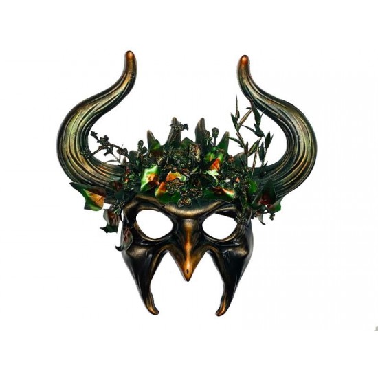 Woodland Forest Stag Demon Horn Mask Woodland Forest Stag Demon Horn Mask