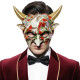 Venetian Demon Horns Mask