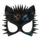 Black Spiked Cat Mask Black Spiked Cat Mask