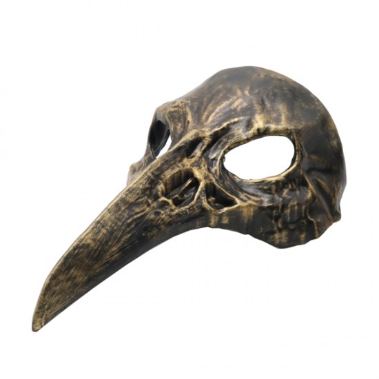 Gold Raven Skull Beak Mask Gold Raven Skull Beak Mask