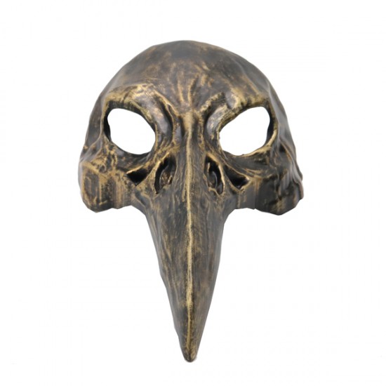 Gold Raven Skull Beak Mask Gold Raven Skull Beak Mask