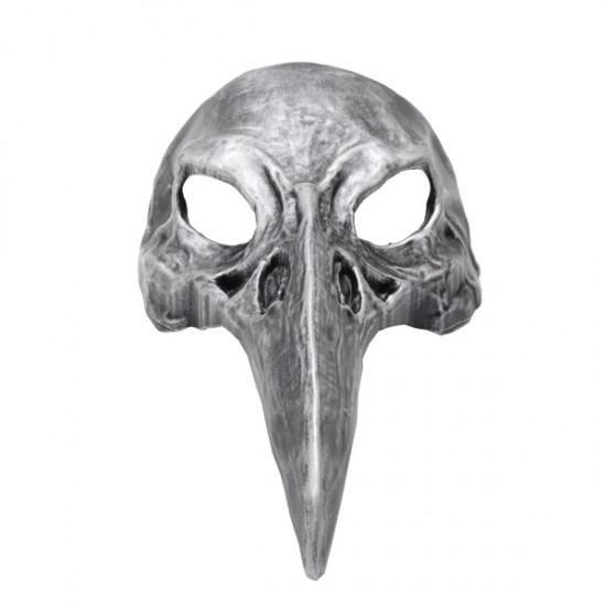 Silver Raven Skull Beak Mask Silver Raven Skull Beak Mask