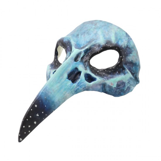 Blue Cosmic Raven Beak Mask Blue Cosmic Raven Beak Mask
