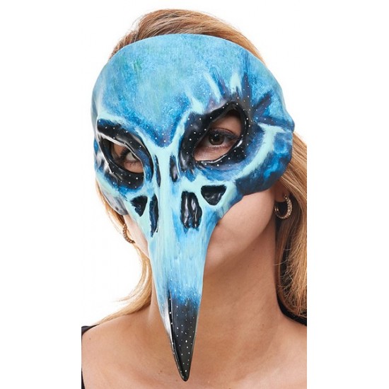 Blue Cosmic Raven Beak Mask Blue Cosmic Raven Beak Mask