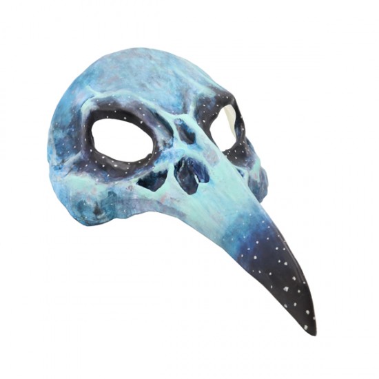 Blue Cosmic Raven Beak Mask Blue Cosmic Raven Beak Mask