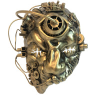 Gold Steampunk Cyclops Mask