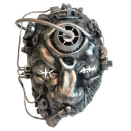 Silver Steampunk Cyclops Mask