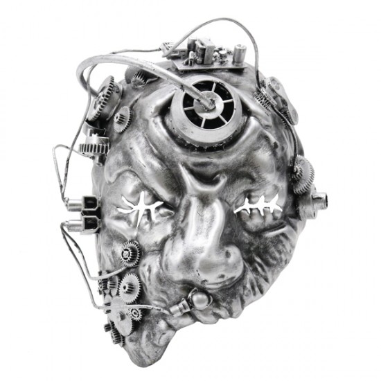 Silver Steampunk Cyclops Mask Silver Steampunk Cyclops Mask