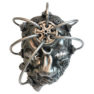 Silver Steampunk Cyclops Mask