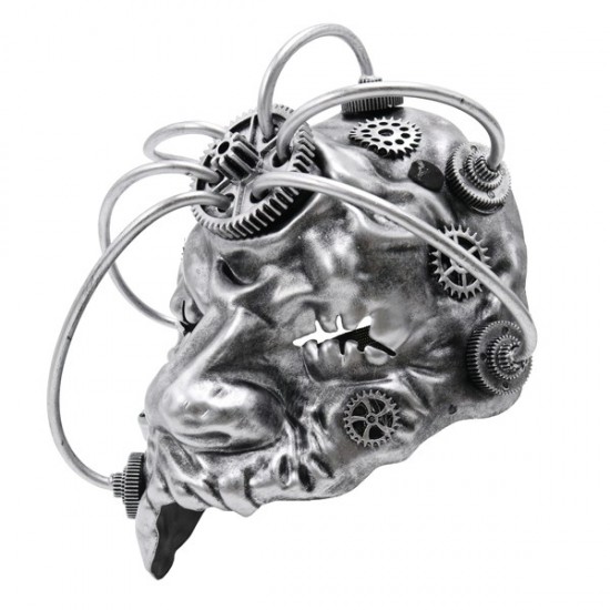 Silver Steampunk Cyclops Mask Silver Steampunk Cyclops Mask