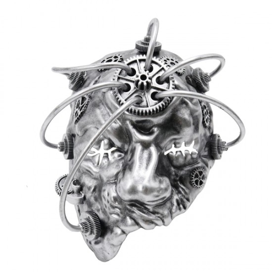 Silver Steampunk Cyclops Mask Silver Steampunk Cyclops Mask