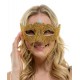 Gold Rhinestone Half Mask