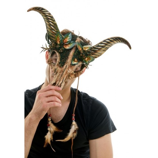 Woodland Ram Skull Mask