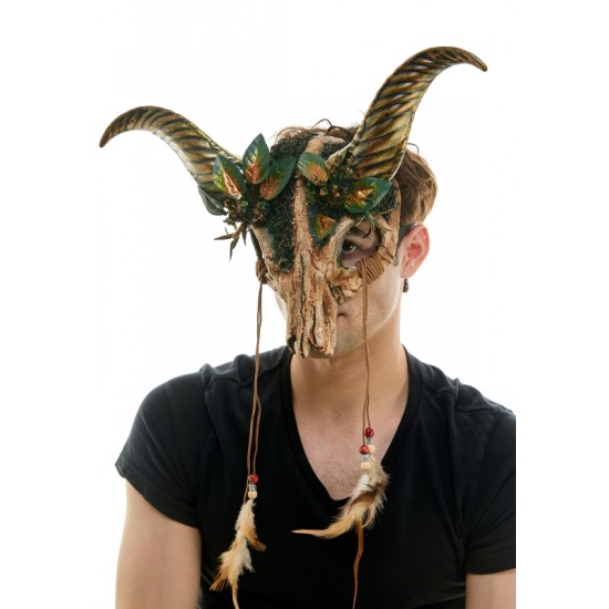 Woodland Ram Skull Mask