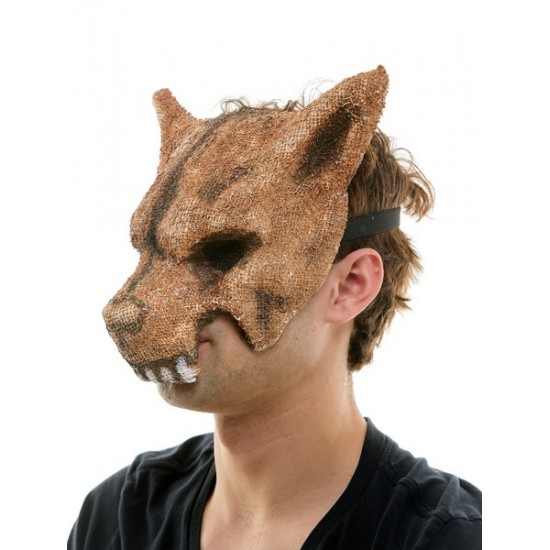 Burlap Werewolf Mask Burlap Werewolf Mask