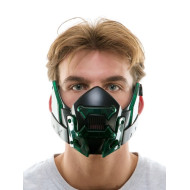 Light-Up Green Cyberpunk Gas Mask Light-Up Green Cyberpunk Gas Mask