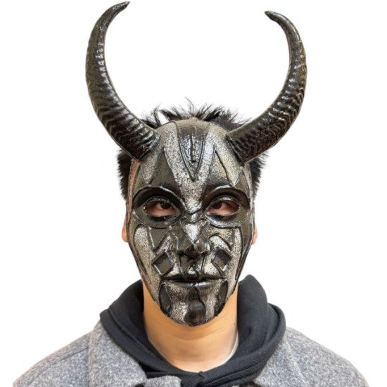 Black Horned Demon Mask Black Horned Demon Mask