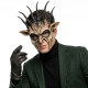 Brown Spiked Horn Demon Mask