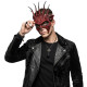 Red Spiked Horn Demon Mask