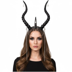 Black Horned Headpiece