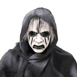 White Ghoul Hood Mask
