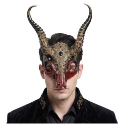 Baroque Ram Horn Masquerade Mask