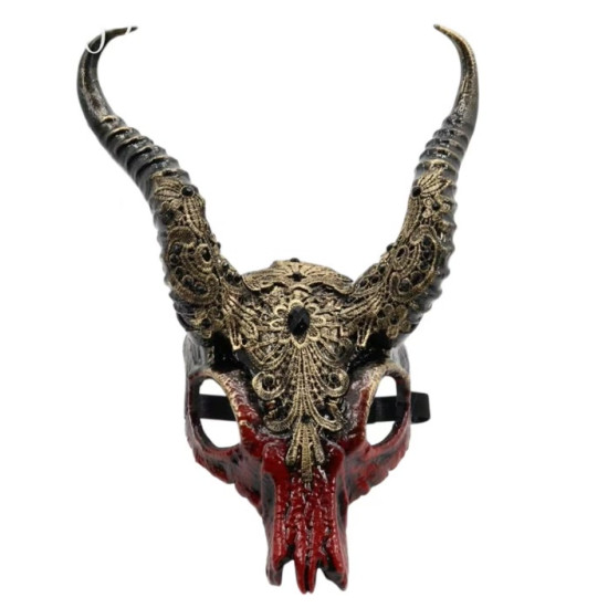 Baroque Ram Horn Masquerade Mask