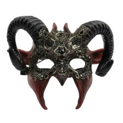 Baroque Ram Horn Masquerade Mask