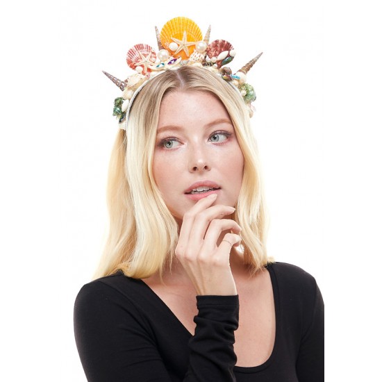 Colorful Seashell Crown Headband Colorful Seashell Crown Headband