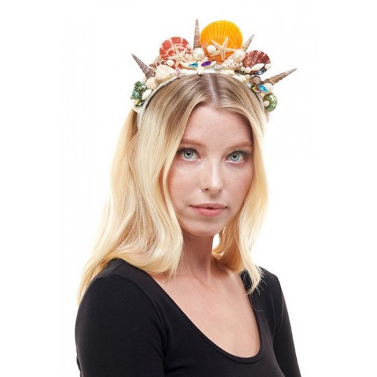 Colorful Seashell Crown Headband Colorful Seashell Crown Headband