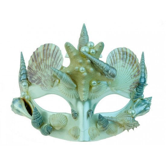 Pearl Seashell Masquerade Mask