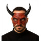 Red Horned Devil Mask