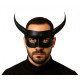 Black Horned Half Mask Black Horned Half Mask