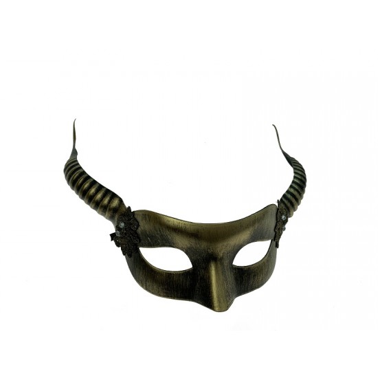 Gold Horned Half Mask Gold Horned Half Mask