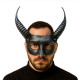 Silver Horned Half Mask Silver Horned Half Mask