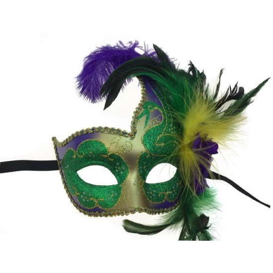 Mardi Gras Feather Mask Mardi Gras Feather Mask