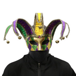 Mardi Gras Jester Half Mask Mardi Gras Jester Half Mask