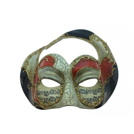 Red Music Masquerade Mask