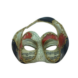 Red Music Masquerade Mask